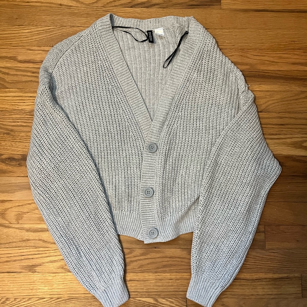 Grey H&M cardigan